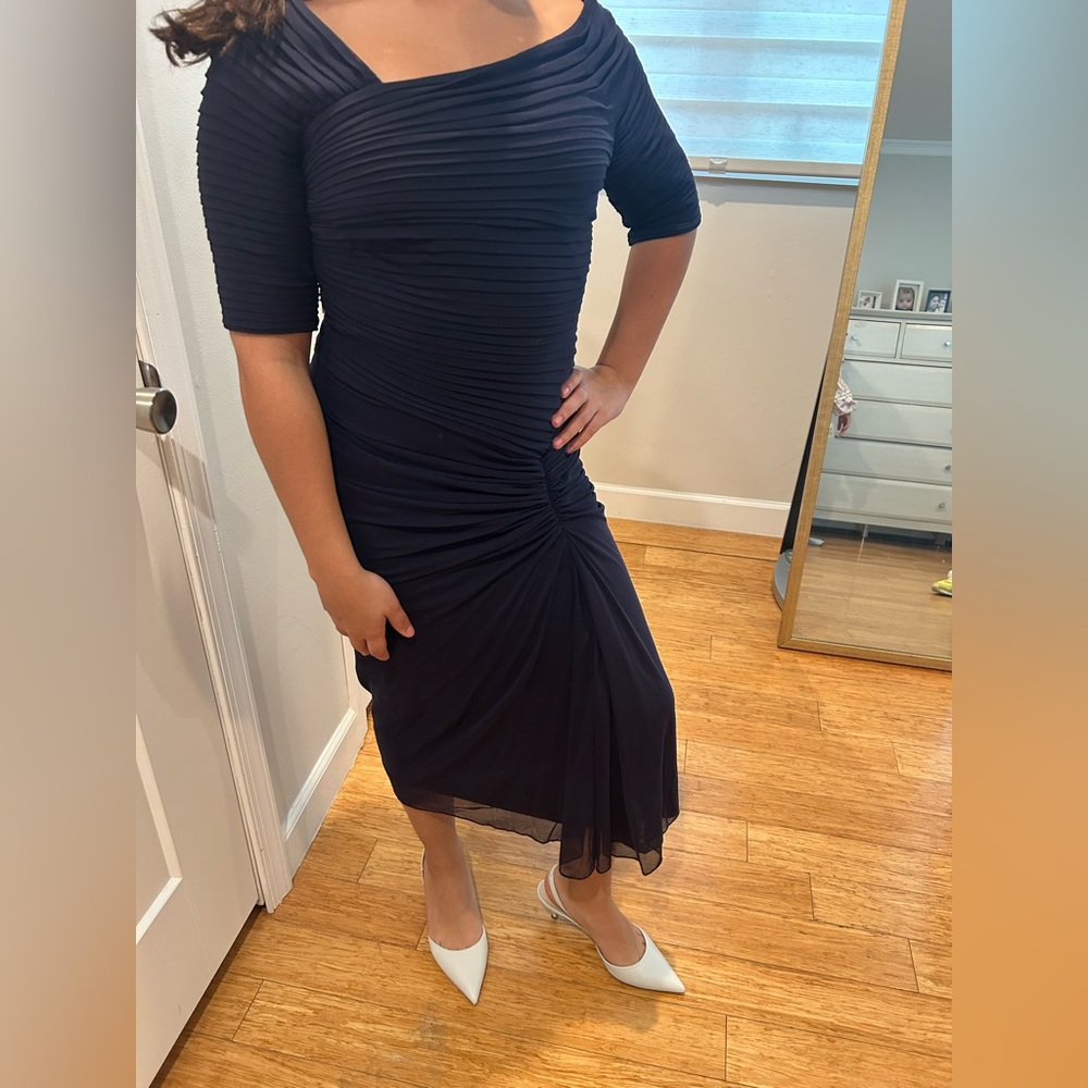 Tadashi Shoji Navy Blue Mini Dress